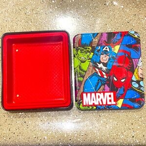 Spider man tin container